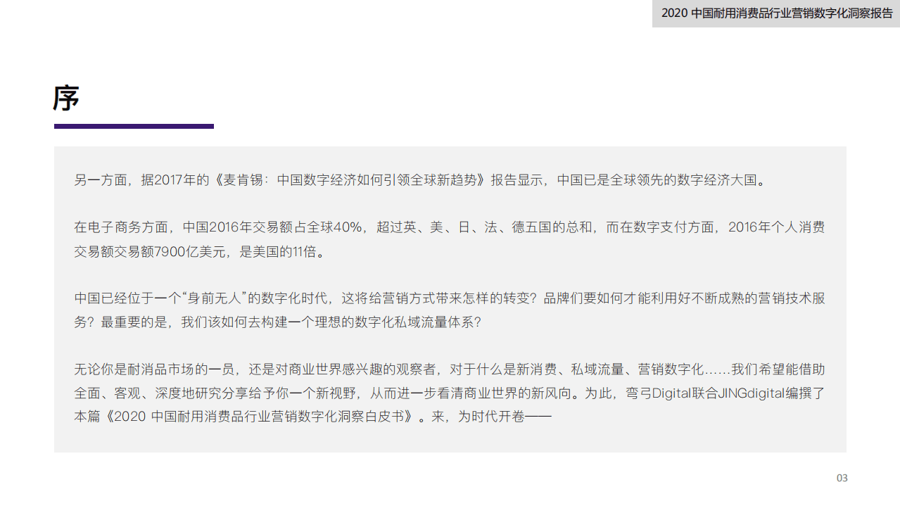 弯弓&私域流量观察：2020中国耐用消费品行业营销数字化洞察报告.pdf 第5页