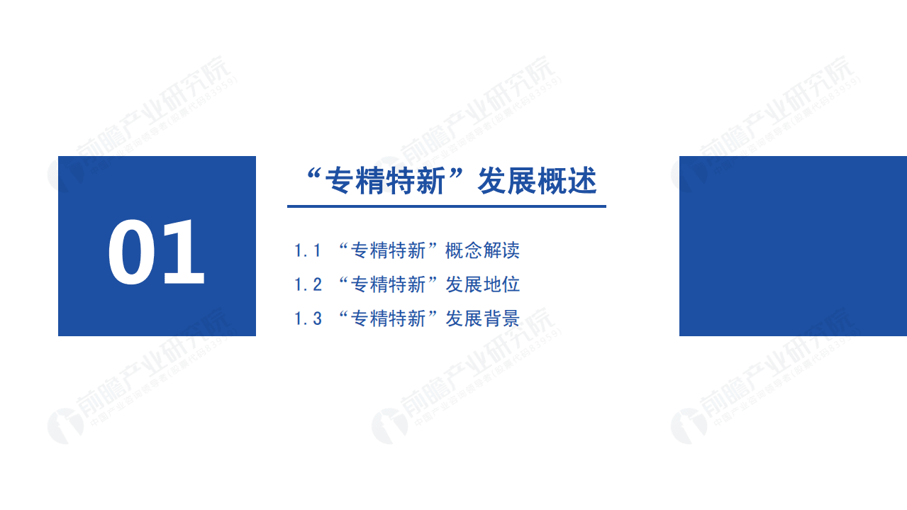 前瞻产业研究院：新时代培育新动能-2021年“专精特新”发展蓝皮书.pdf 第3页