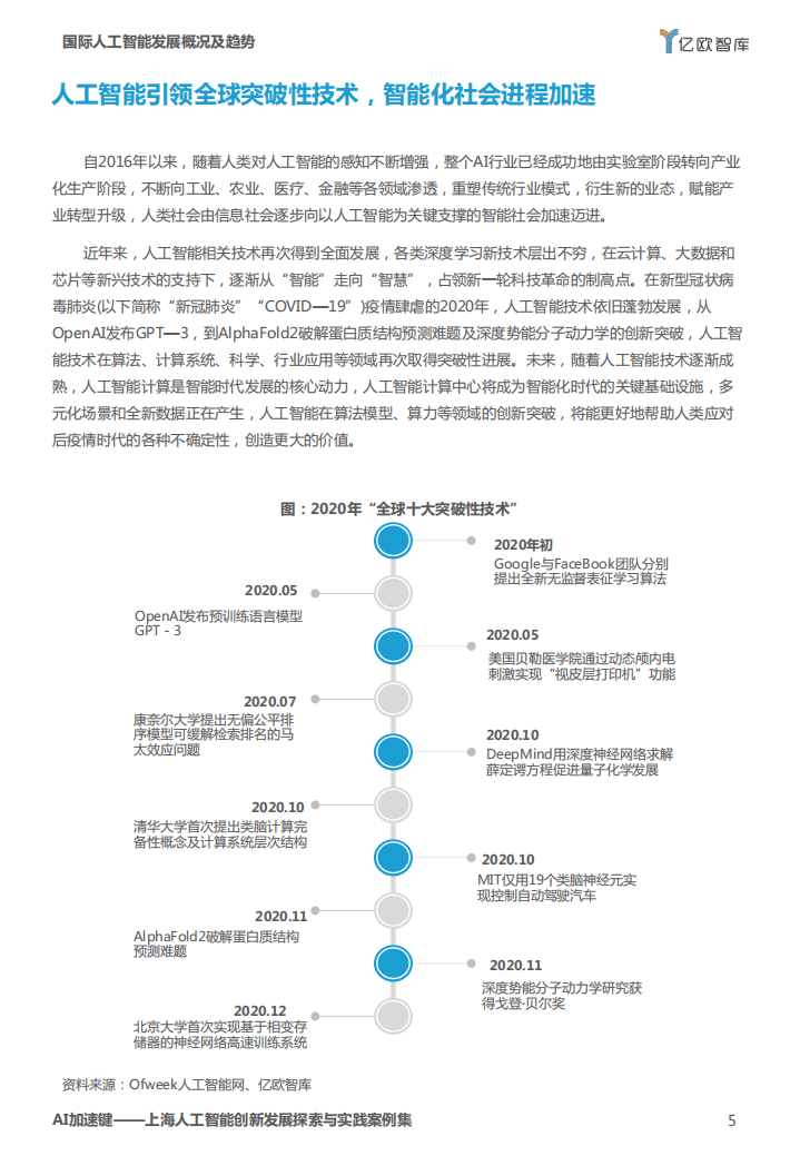 亿欧智库：AI加速键-2021上海人工智能创新发展探索与实践案例集.pdf 第5页