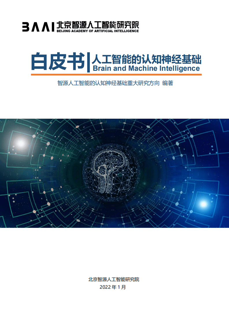 BAAI：2021年人工智能的认知神经基础白皮书.pdf 第1页