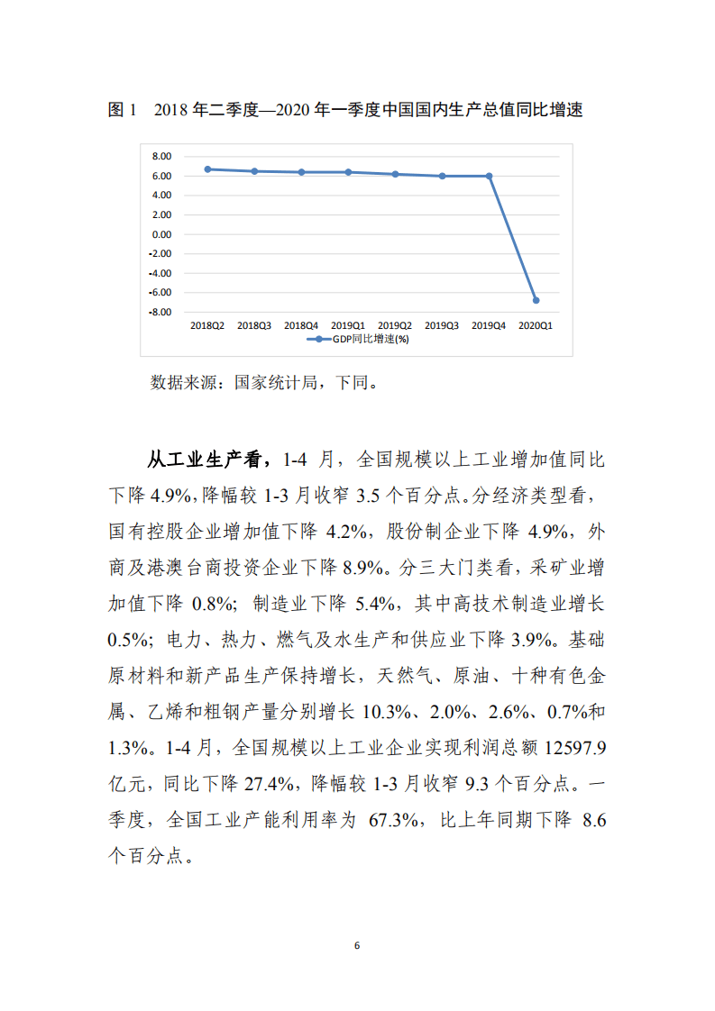 商务部：2020年春季中国宏观经济形势.pdf 第6页