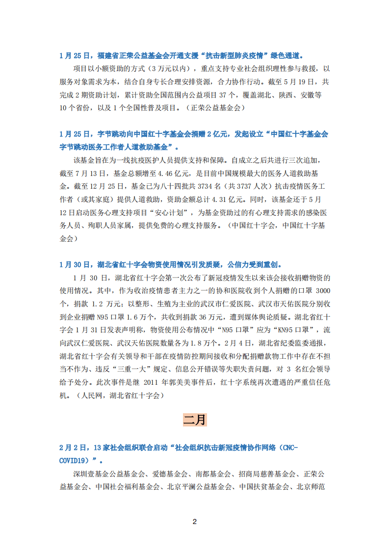 中国基金会发展论坛：2020年度中国基金会行业大事记.pdf 第3页