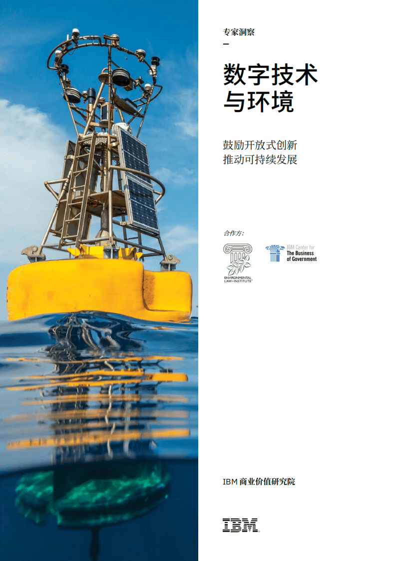IBM商业价值研究院：数字技术与环境：鼓励开放式创新，推动可持续发展.pdf 第1页