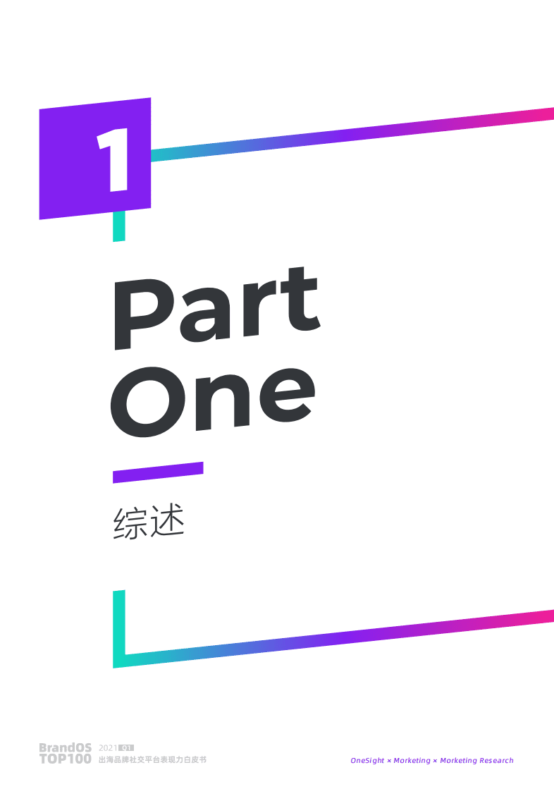OneSight：2021Q1BrandOS TOP 100出海品牌社交平台表现力白皮书.pdf 第3页