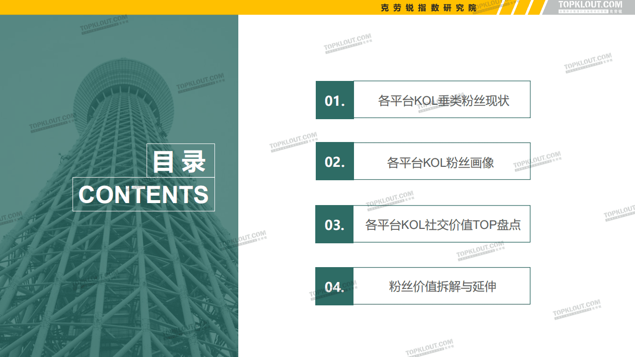 TopKlout克劳锐：2021看得见的粉丝价值——五大平台KOL粉丝分析研究报告.pdf 第4页
