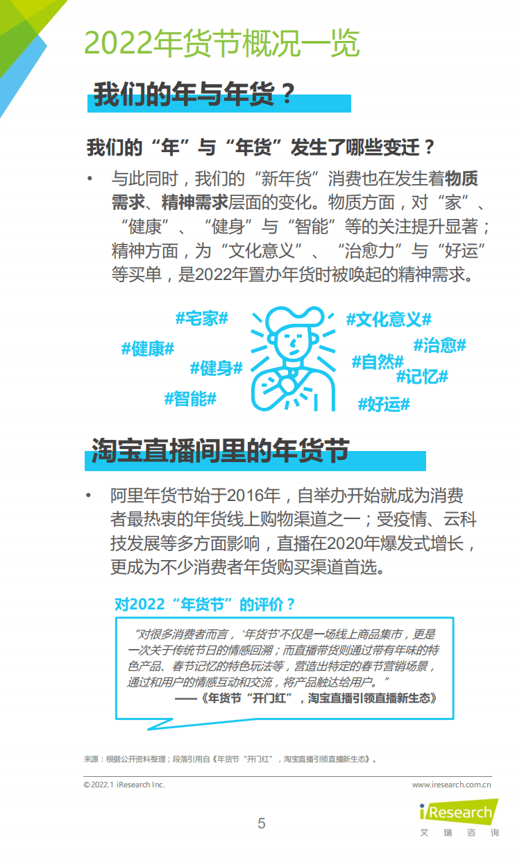 艾瑞咨询：2022年货节-新春生活消费趋势报告.pdf 第5页