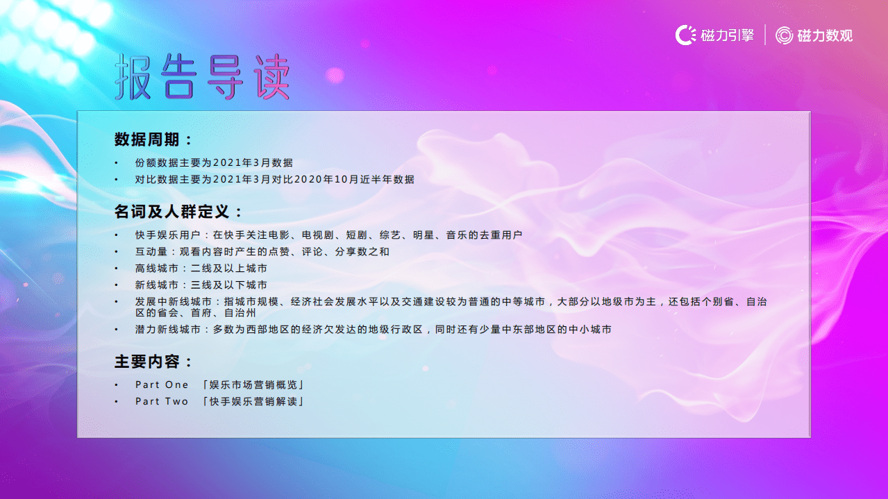 磁力数观：2021快手娱乐营销数据报告.pdf 第2页