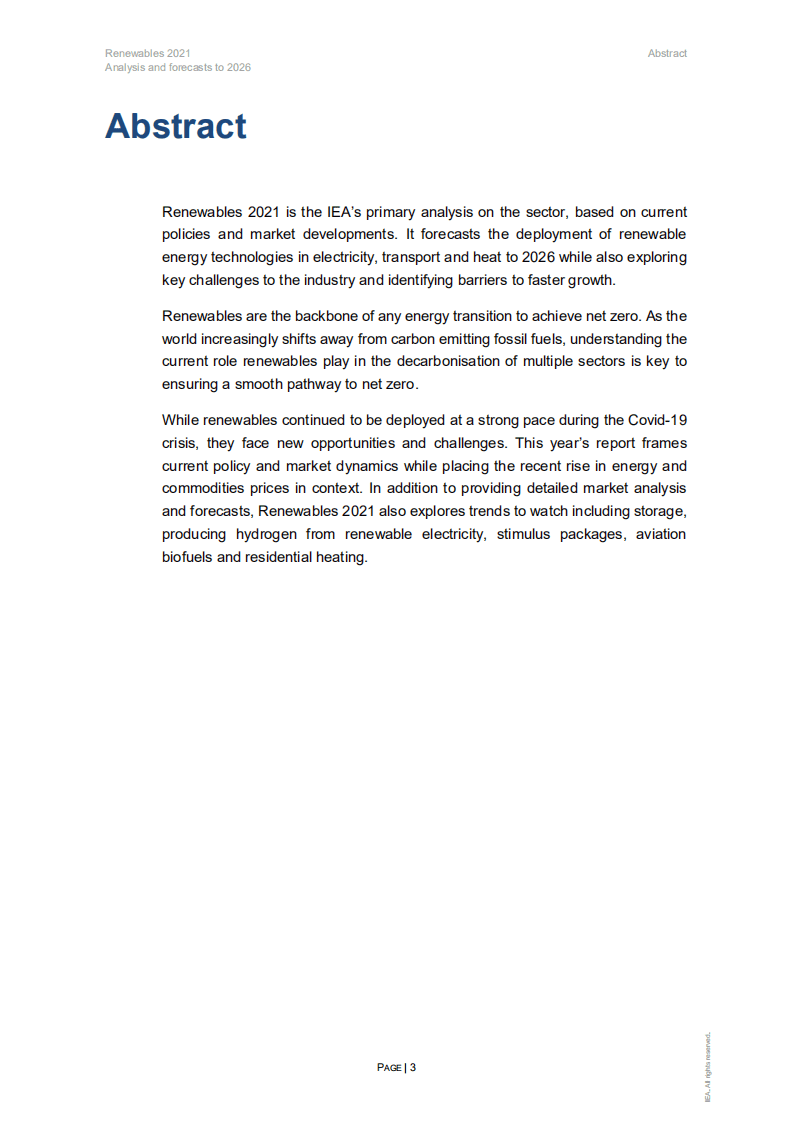 IEA：可再生能源2021—分析和预测至2026.pdf 第2页
