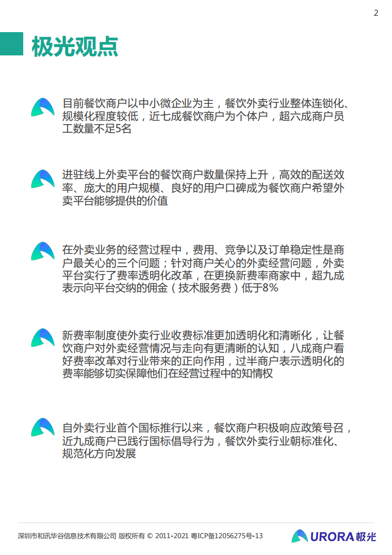 极光：2021餐饮商户外卖报告.pdf 第2页