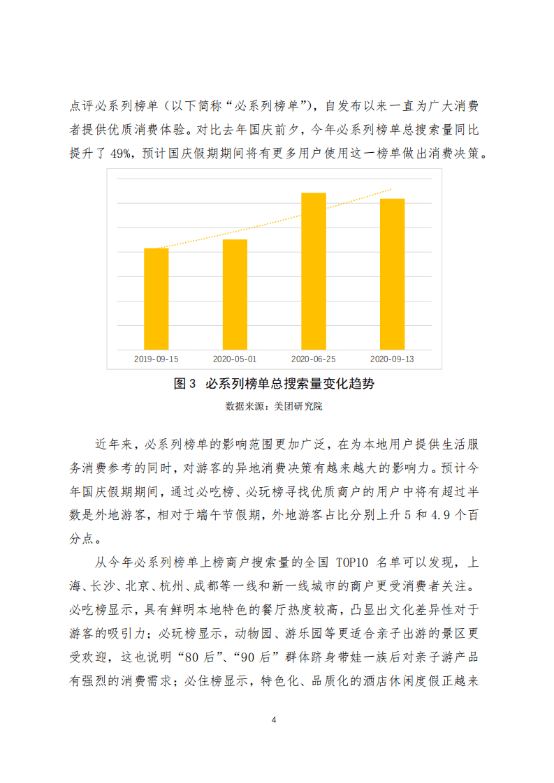 美团研究院：2020年中秋国庆假期旅游预测报告 .pdf 第4页