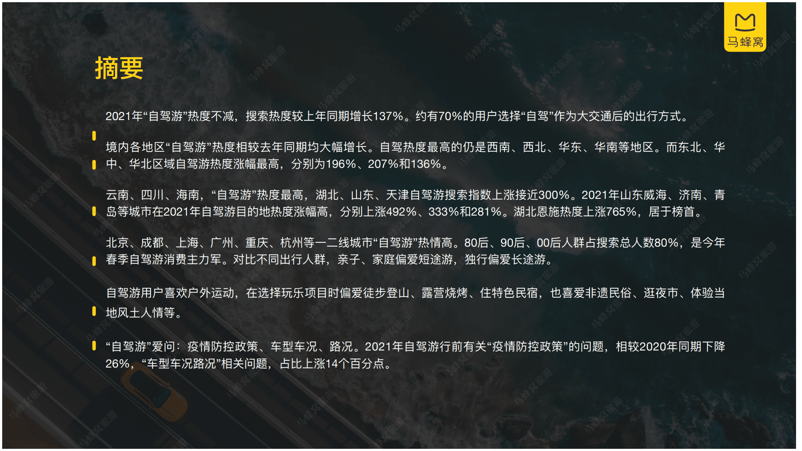 马蜂窝旅游：2021年自驾游数据报告.pdf 第2页
