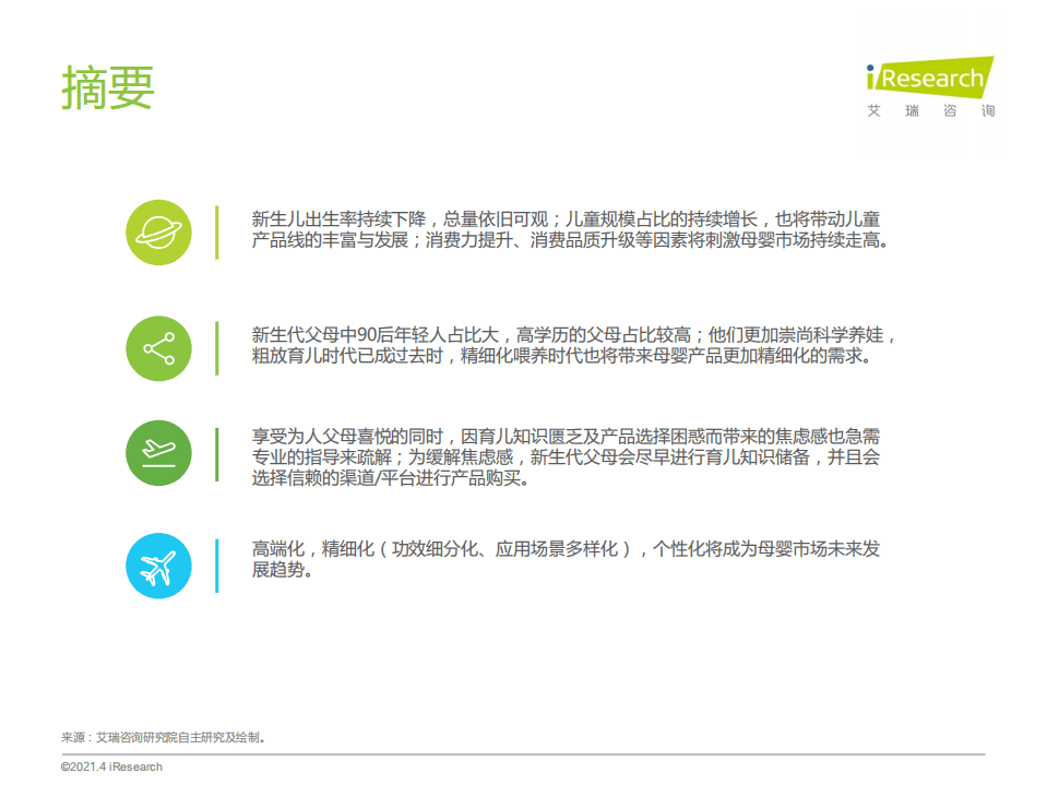 艾瑞咨询：2021年中国母婴市场消费趋势研究报告.pdf 第2页