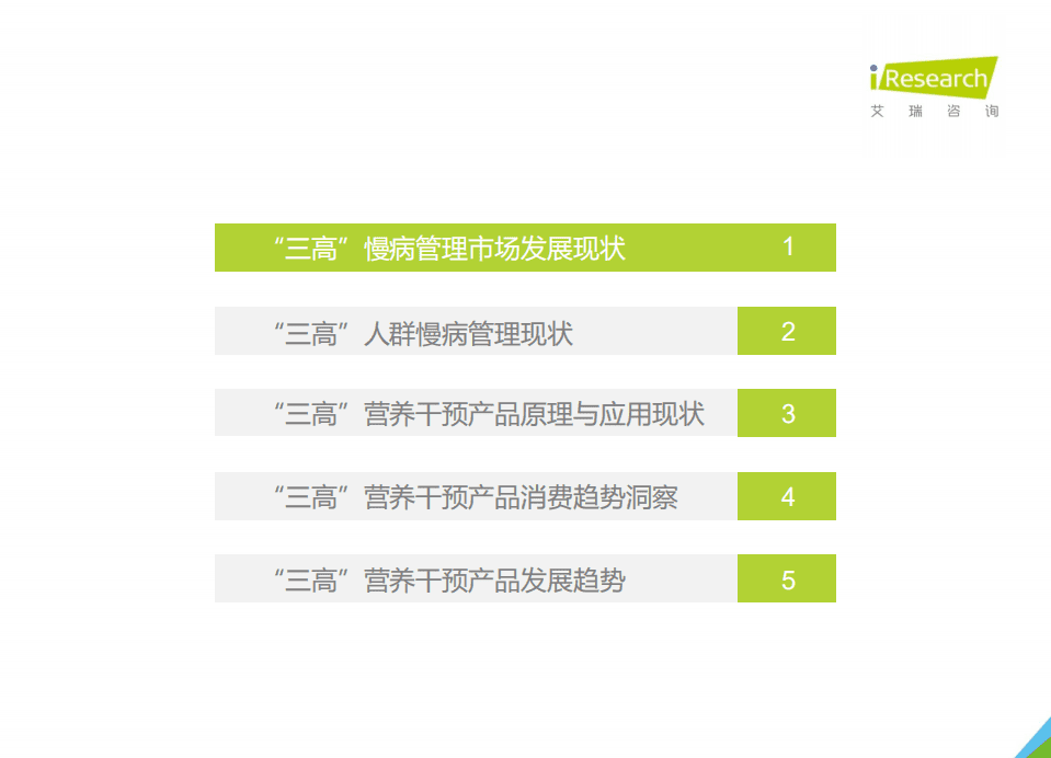 艾瑞咨询：“三高”营养干预产品行业发展白皮书.pdf 第3页