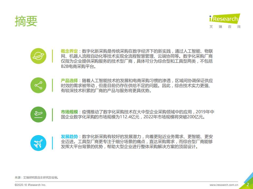 艾瑞咨询：2020年中国数字化新采购发展白皮书.pdf 第2页