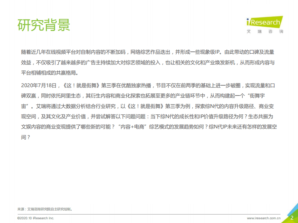 艾瑞咨询：2020年中国综N代IP价值研究报告.pdf 第2页