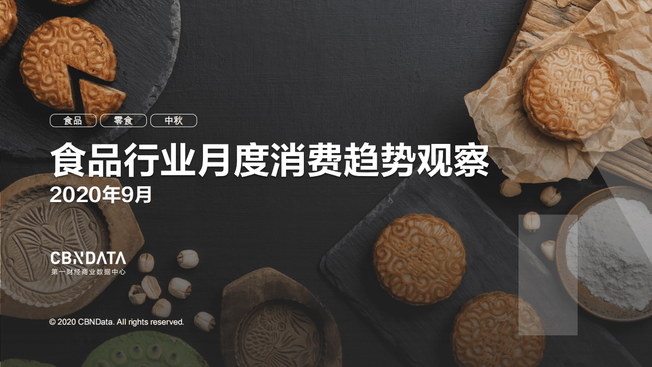 2020年9月食品行业月度消费趋势观察.pdf 第1页