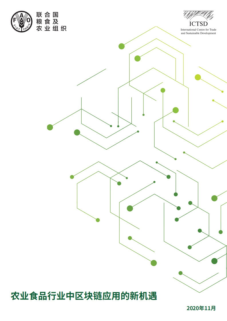 联合国粮农组织：农业食品行业中区块链应用的新机遇.pdf 第1页