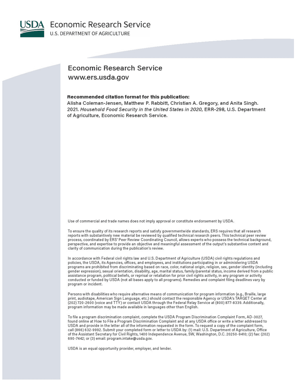 美国农业部：2020年美国家庭食品安全报告（英文版）.pdf 第2页