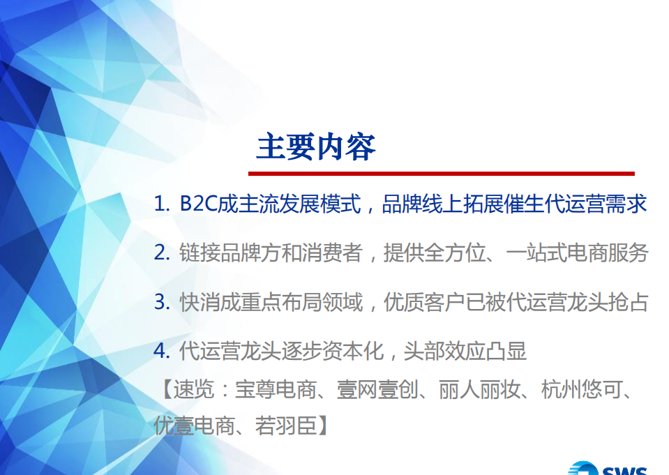 电商代运营行业深度：电商发展催生代运营风起云涌，资本化加速行业整合-191028.pdf 第5页