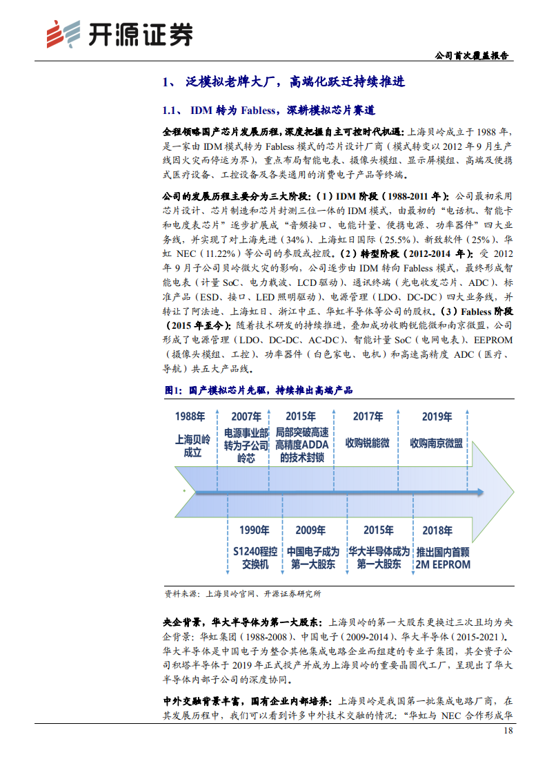 上海贝岭-公司首次覆盖报告：以电源业绩放量为基，享ADC国产化替代之时-210709.pdf 第3页