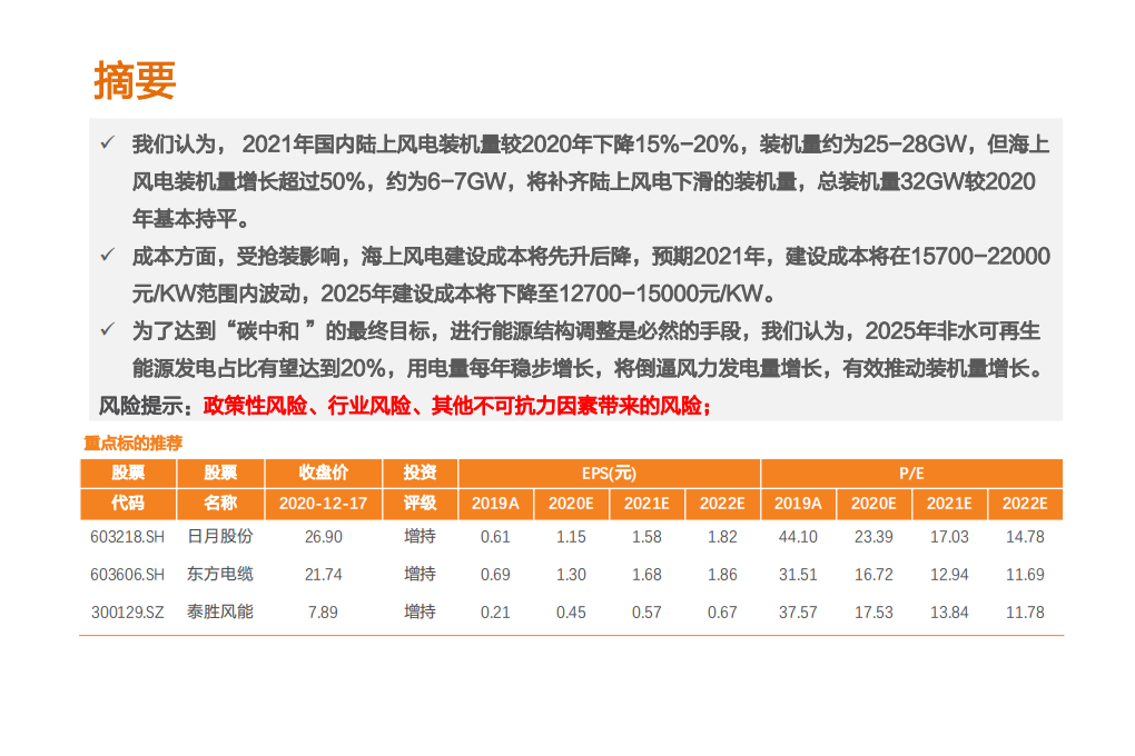 电气设备行业投资策略：2021年风电行业投资策略-20201218.pdf 第2页