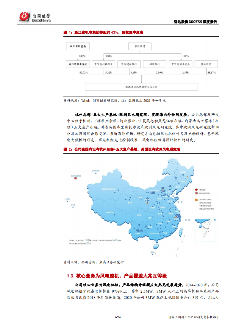 运达股份-首次覆盖报告：厚积薄发，迈向第一梯队的风电整机龙头-210905.pdf 第6页
