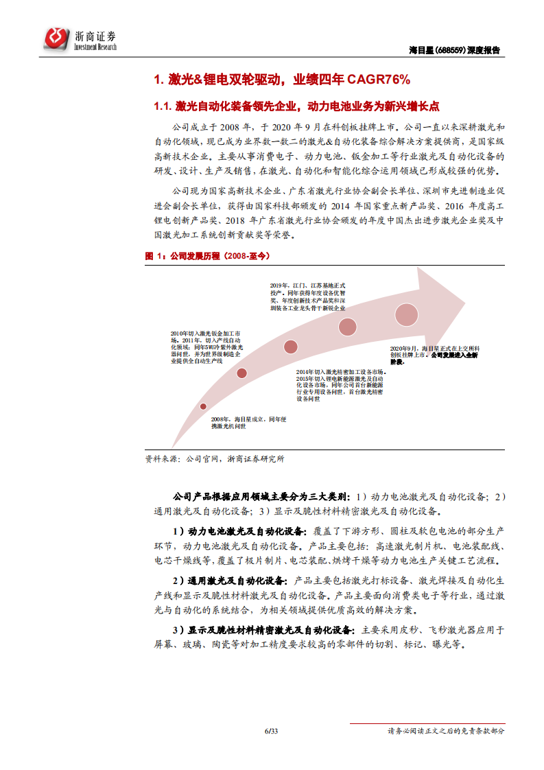 海目星-首次覆盖报告：激光锂电设备双轮驱动，动力电池业务打开成长空间-210831.pdf 第6页