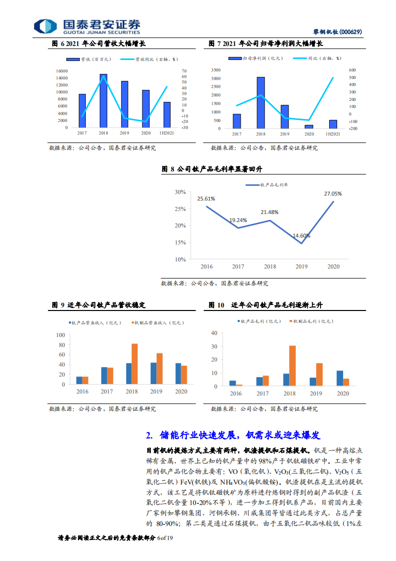 攀钢钒钛-首次覆盖报告：钒电池储能大时代，腾飞的起点-210826.pdf 第6页