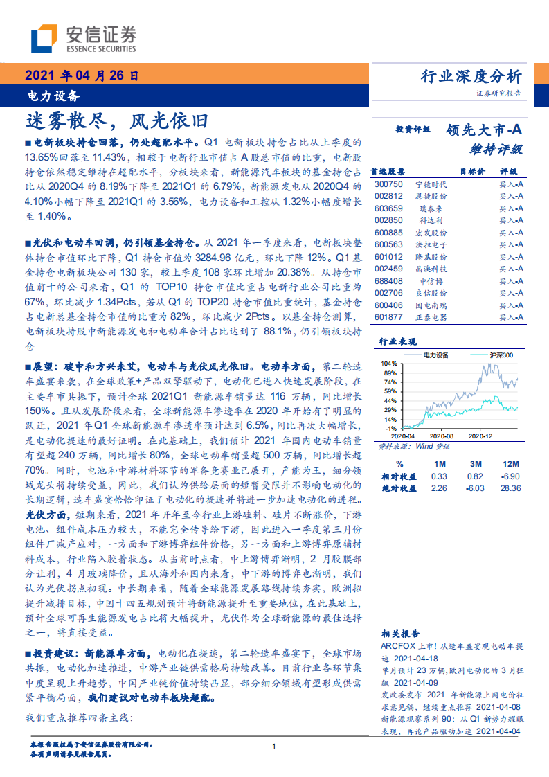 电力设备行业：迷雾散尽，风光依旧-210426.pdf 第1页