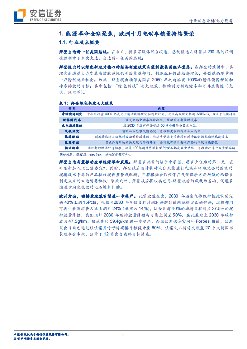 电力设备行业：能源革命全球聚焦，欧洲十月电车持续繁荣-20201108.pdf 第5页