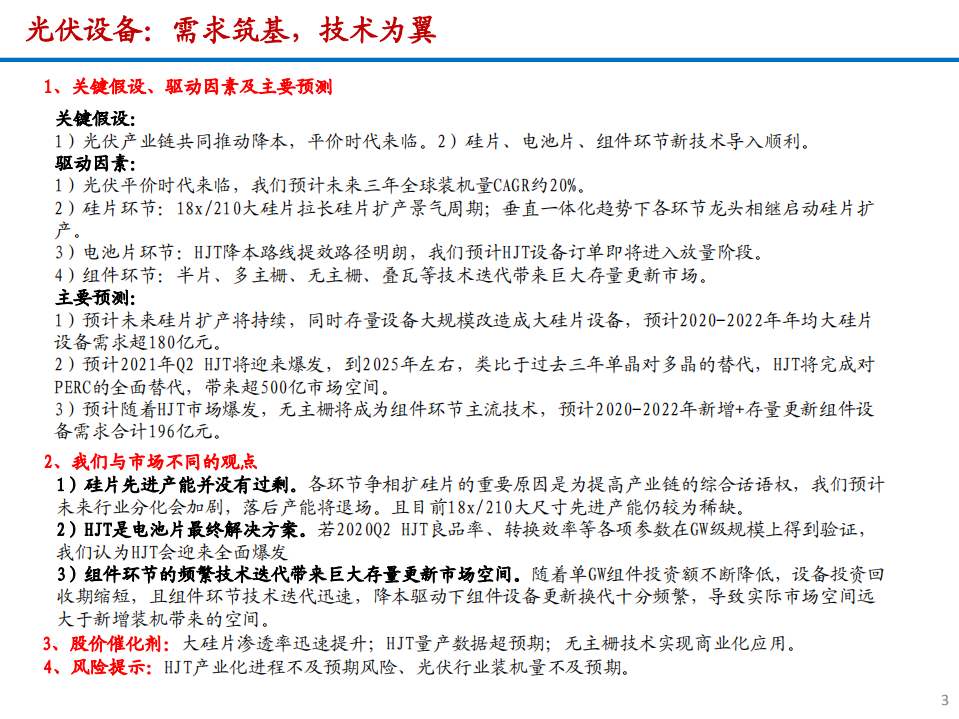 2020年光伏设备产业链技术降低成本促进需求量行业分析研究报告.pdf 第2页