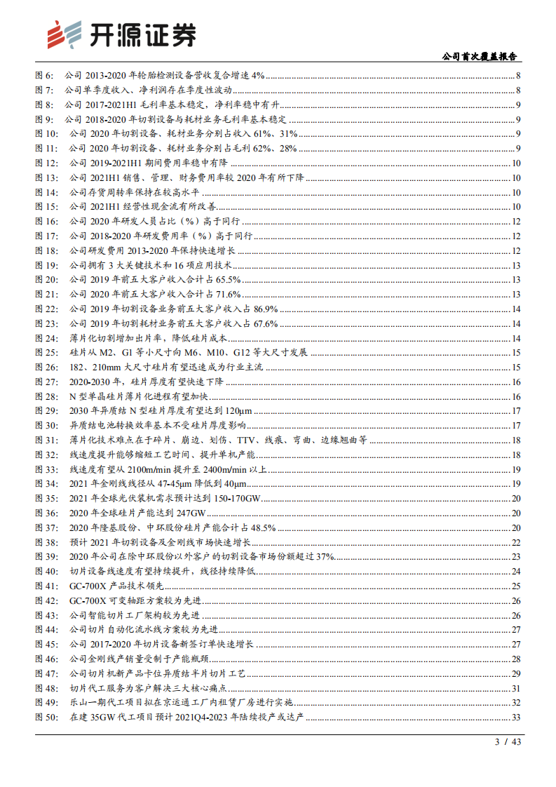 高测股份-公司首次覆盖报告：光伏切片方案专家，开拓硅片代工市场-210923.pdf 第3页