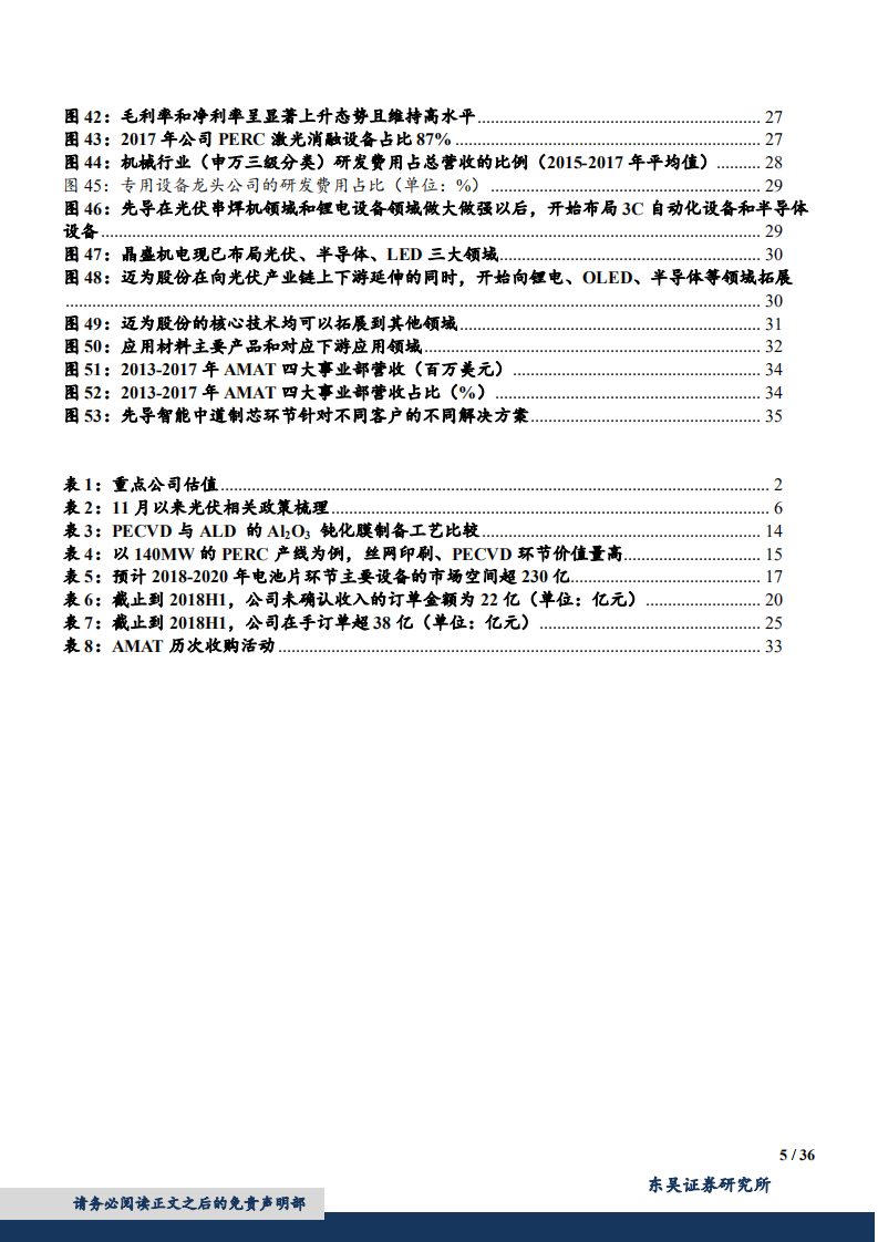 光伏电池设备行业专题：光伏行业迎拐点，电池技术更迭利好设备商-181205.pdf 第5页