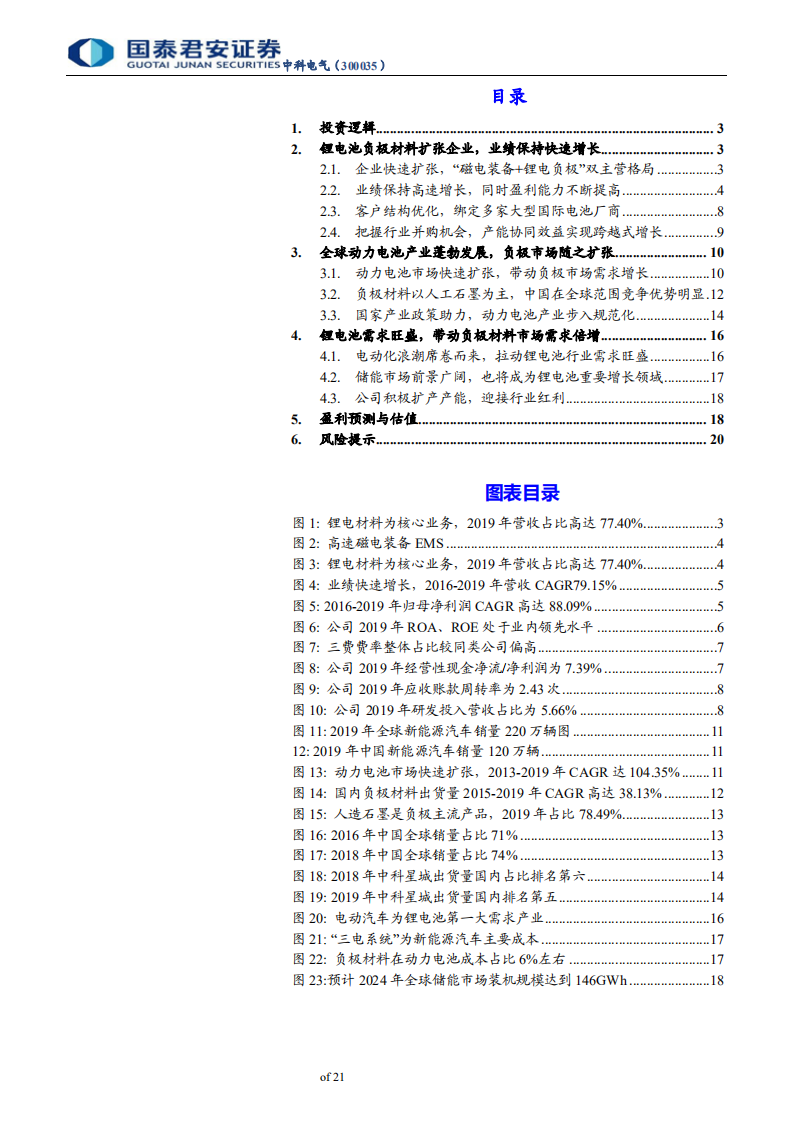 中科电气-中小盘首次覆盖报告：动力电池负极新龙头，拓展优质客户巩固行业地位-200615.pdf 第2页