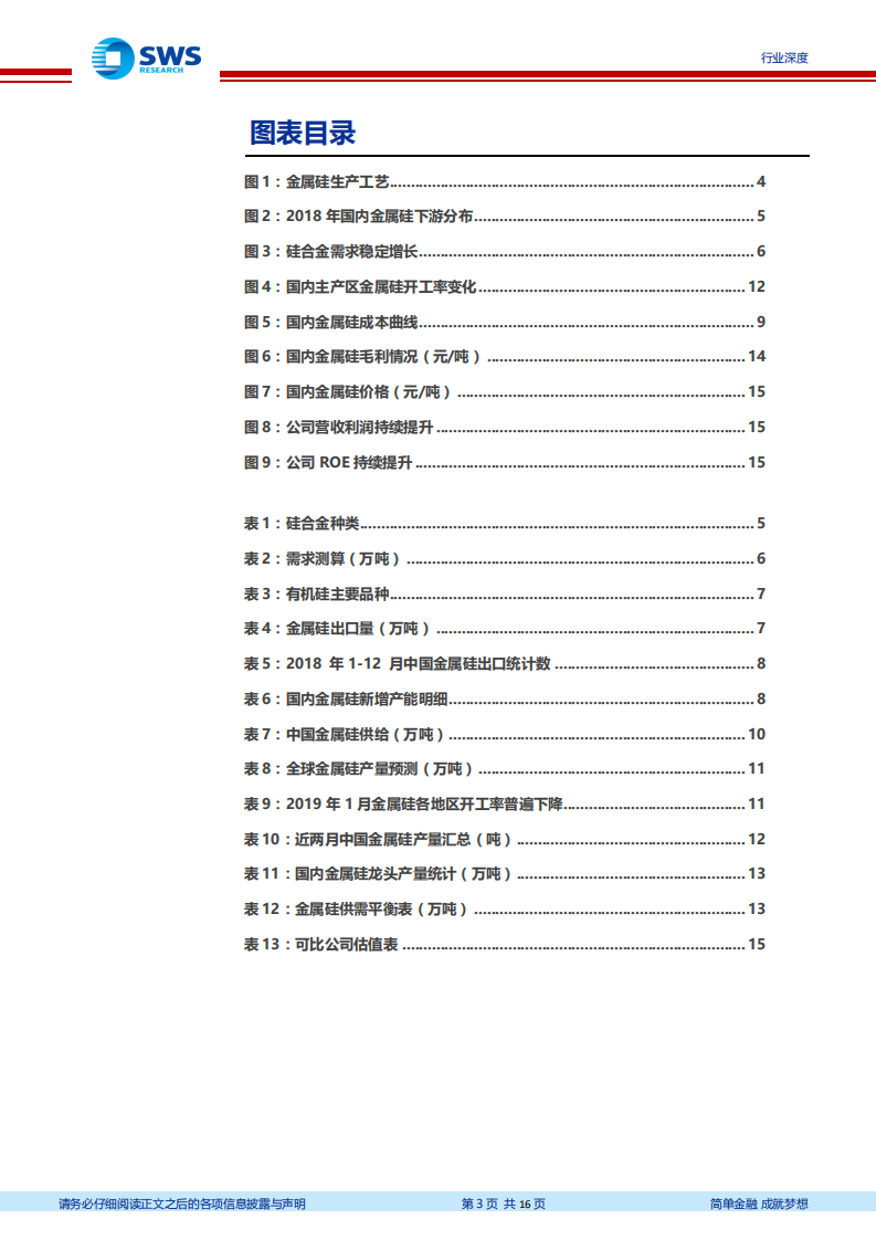 金属硅行业深度：光伏需求及出口增长有望带动金属硅价格上涨.pdf 第3页