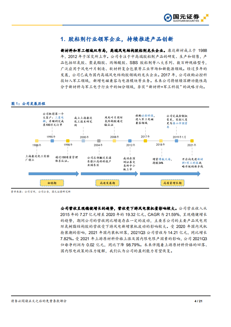 康达新材-公司首次覆盖报告：新能源尖端新材料平台，风电结构胶+光伏ITO双轮驱动-20211117.pdf 第4页