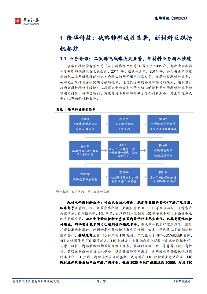 隆华科技-军民融合成效显现，电子光伏材料打开成长空间-211217.pdf 第5页