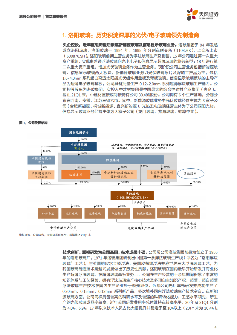 洛阳玻璃股份-光伏玻璃产能扩张提速，竞争力提升可期-210713.pdf 第4页