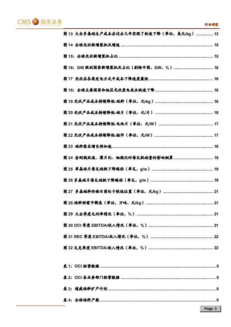 新能源行业光伏系列报告之（三十）：OCI韩国多晶硅产能将退出，全球份额加速向国内龙头集中-200212.pdf 第3页