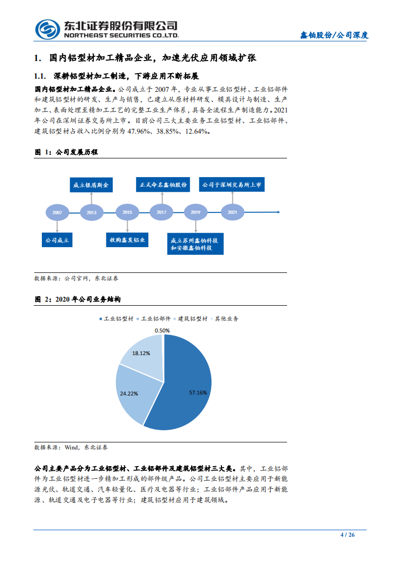 鑫铂股份-光伏铝边框精品企业，迈入发展快车道-211018.PDF 第4页