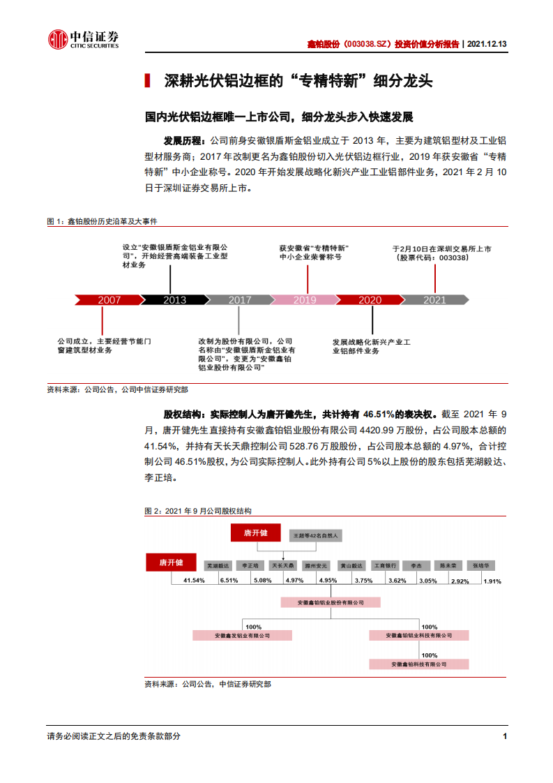鑫铂股份-投资价值分析报告：光伏铝边框细分龙头，产能扩张助力高增长-20211213.pdf 第6页