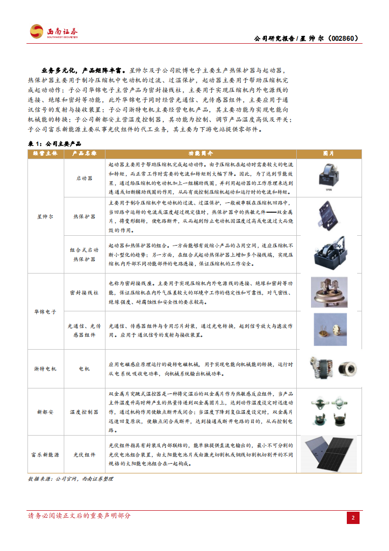 星帅尔-压缩机配件细分龙头，组件代工切入光伏领域-220124.pdf 第5页