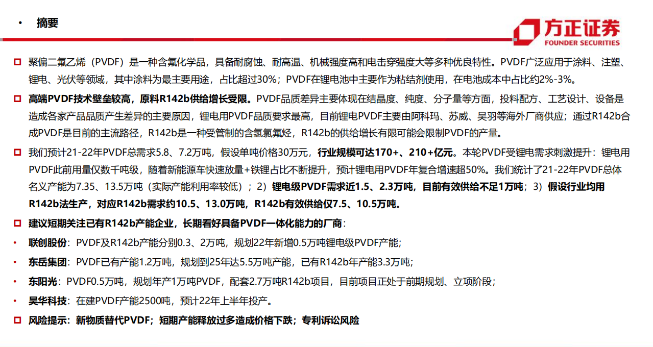 PVDF行业深度：锂电光伏双轮驱动，一体化厂商大有可为-20211021.pdf 第2页