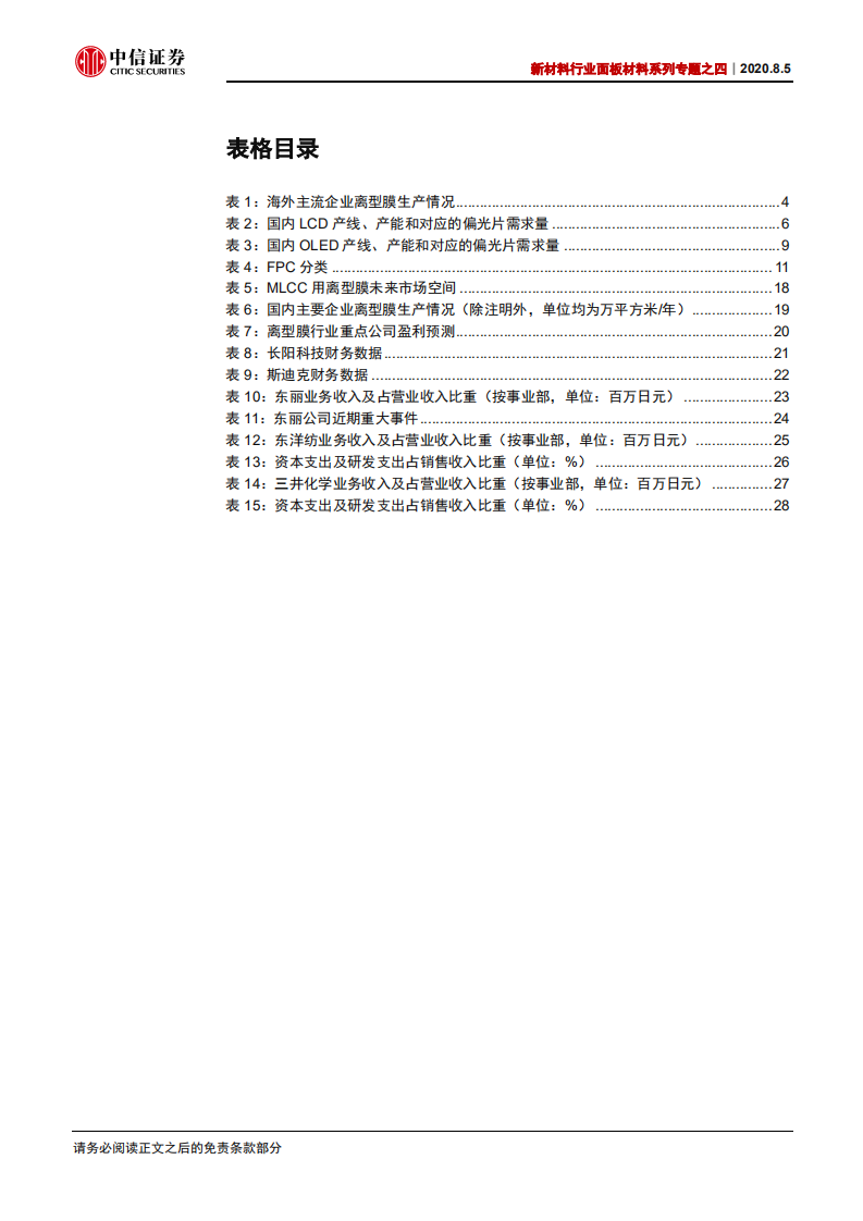 新材料行业面板材料系列专题之四：离型膜下游应用广泛，百亿市场持续扩容-20200805.pdf 第4页