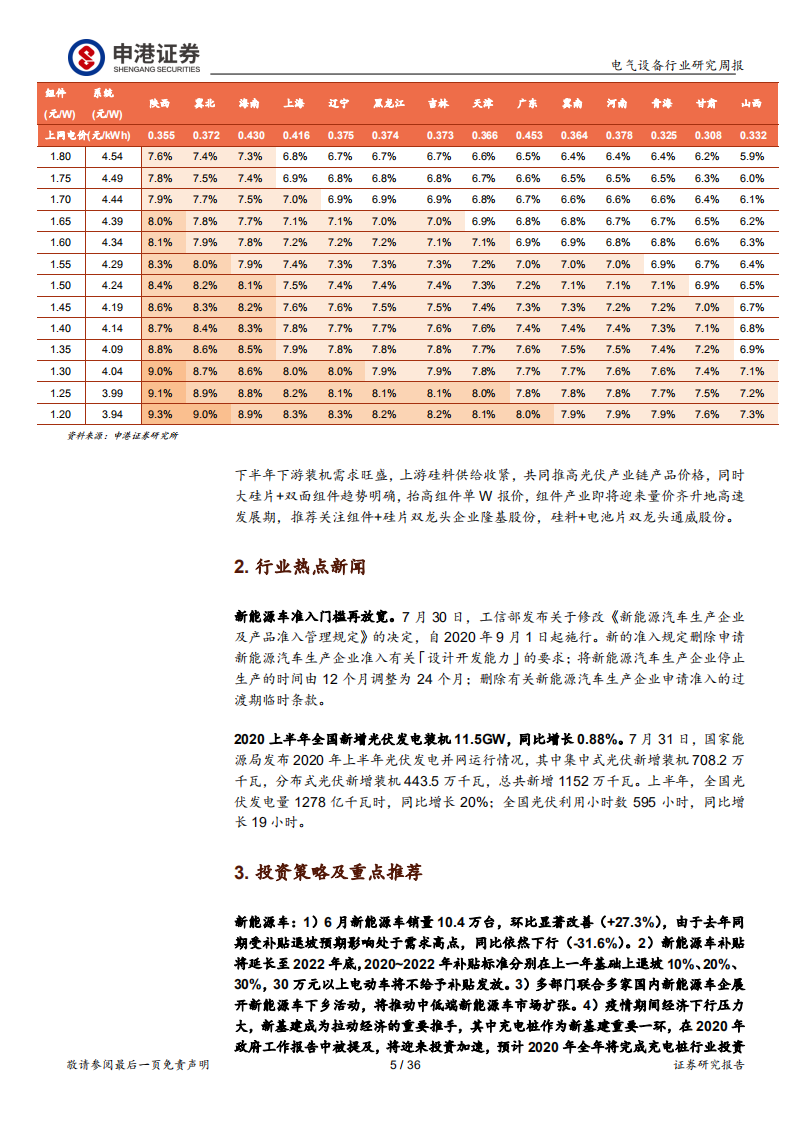 电气设备行业：光伏组件价格反弹不改长期下降趋势-20200803.pdf 第5页
