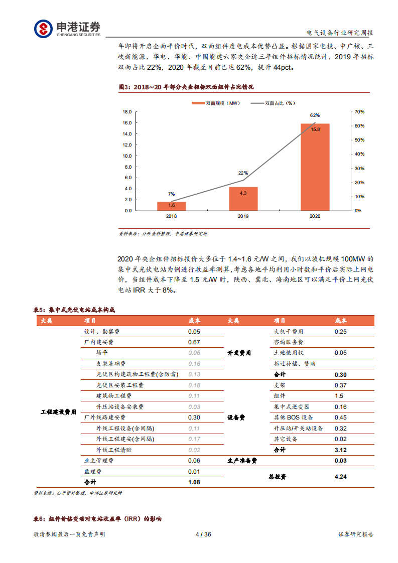 电气设备行业：光伏组件价格反弹不改长期下降趋势-20200803.pdf 第4页