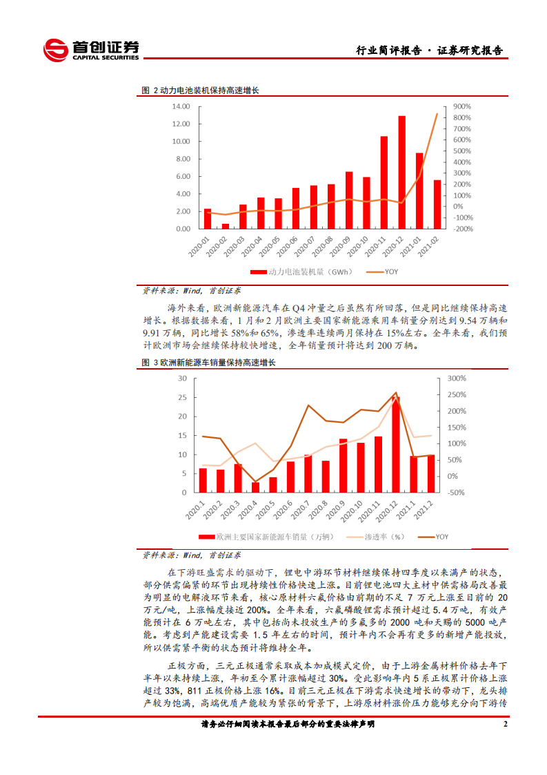 电气设备行业简评报告：下游景气度持续，关注锂电中游行情-210322.pdf 第5页