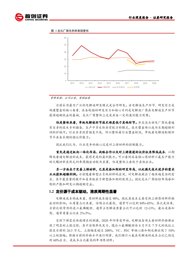 电气设备行业深度报告：电解液格局持续优化，原材料才是核心战场-210511.pdf 第6页