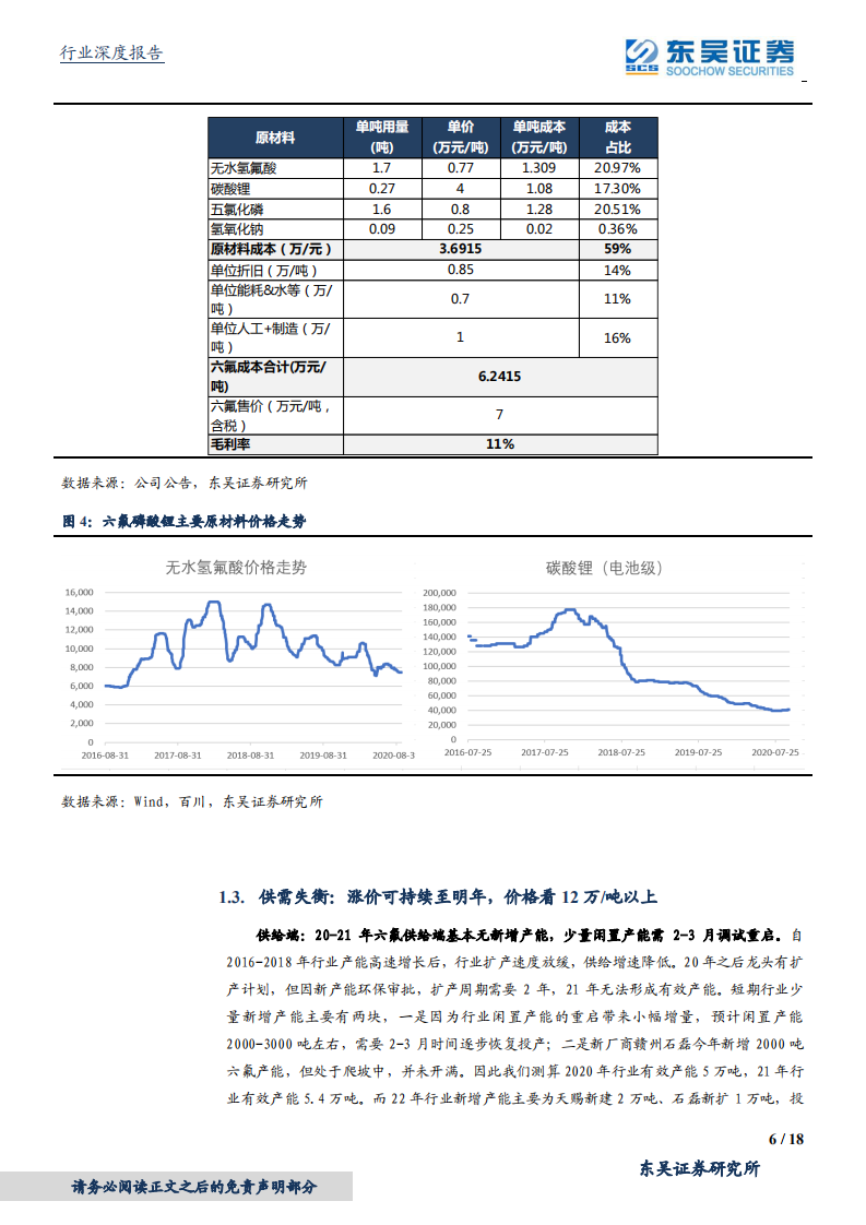 电气设备行业深度报告：六氟及电解液专题，周期底部反转，强推龙头-20201009.pdf 第6页