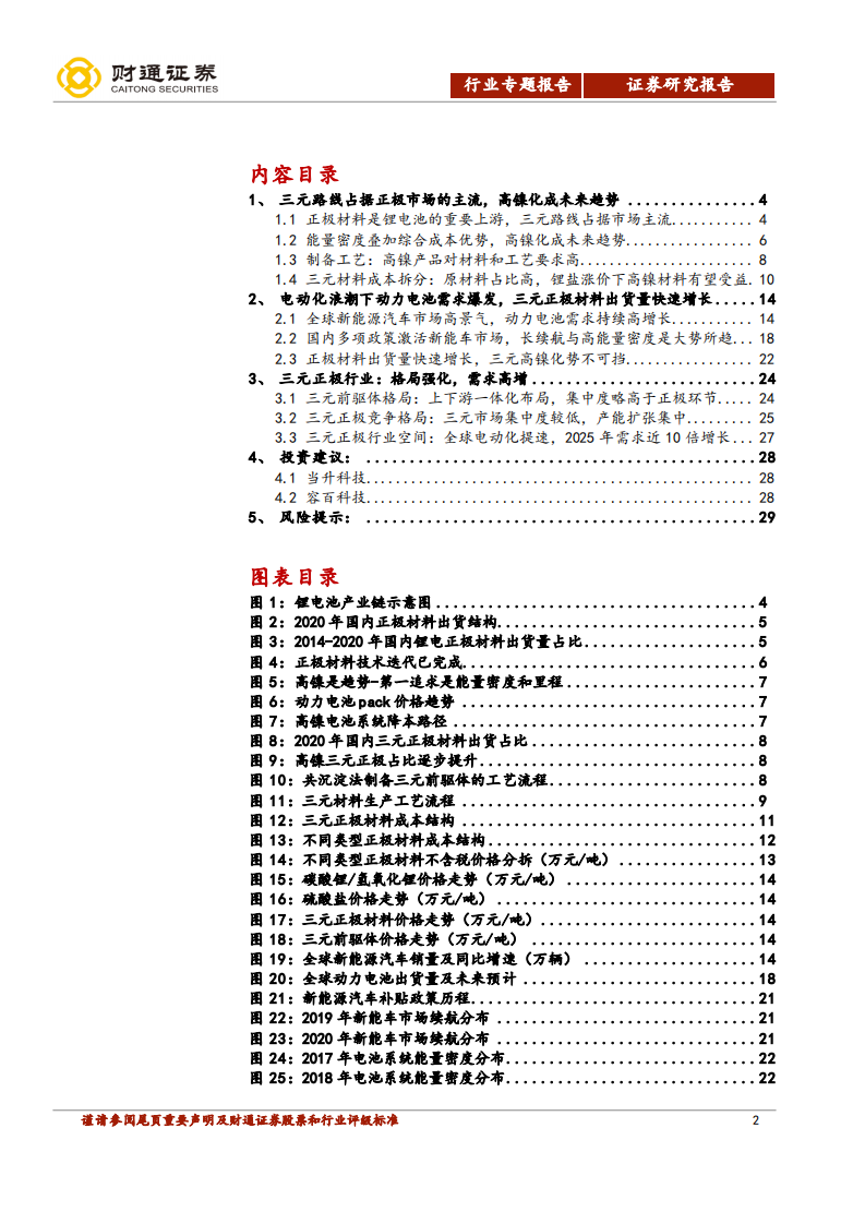 电气设备行业正极材料深度报告：三元路线主导，高镍化大势所趋-210329.pdf 第2页
